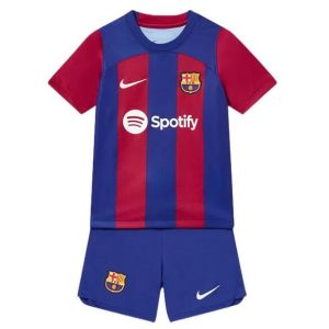 Neuen FC Barcelona Heimtrikot 2023/24 Trikotsatz für Kinder