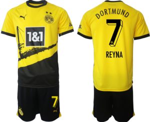 Borussia Dortmund BVB Heimtrikot 2023/24 Trikotsatz für Herren REYNA 7