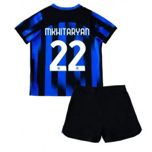 Kinder Fußball Trikot Trikotsatz Inter Milan Heimtrikot 2023-24 Henrikh Mkhitaryan 22
