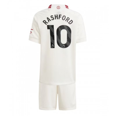 Kinder Fußballtrikots Manchester United 3rd trikot 2023/24 Trainingsanzug Marcus Rashford 10