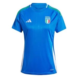 Damen Fussball Trikot Italien Euro 2024 Heim Trikotsatz EM 24 blau Kurzarm