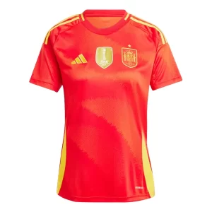 Damen Fussball Trikot Spanien Euro 2024 Heim Trikotsatz EM 24 Rot