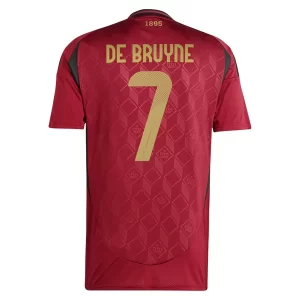 Billige Fussballtrikots Herren Belgien EURO 2024 Heim Trikotsatz EM 24-25 Kevin De Bruyne 7