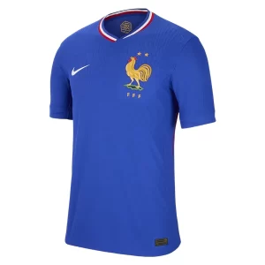 Billige Fussballtrikots Herren Frankreich EURO 2024 Heim Trikotsatz EM 24-25 blau Kurzarm
