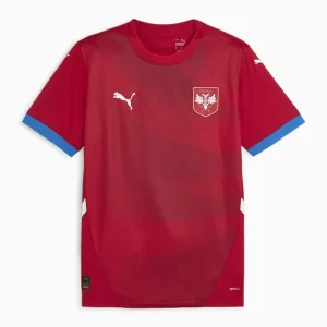 Billige Fussballtrikots Herren Serbien Euro 2024 Heim Trikotsatz EM 24-25 im Sale
